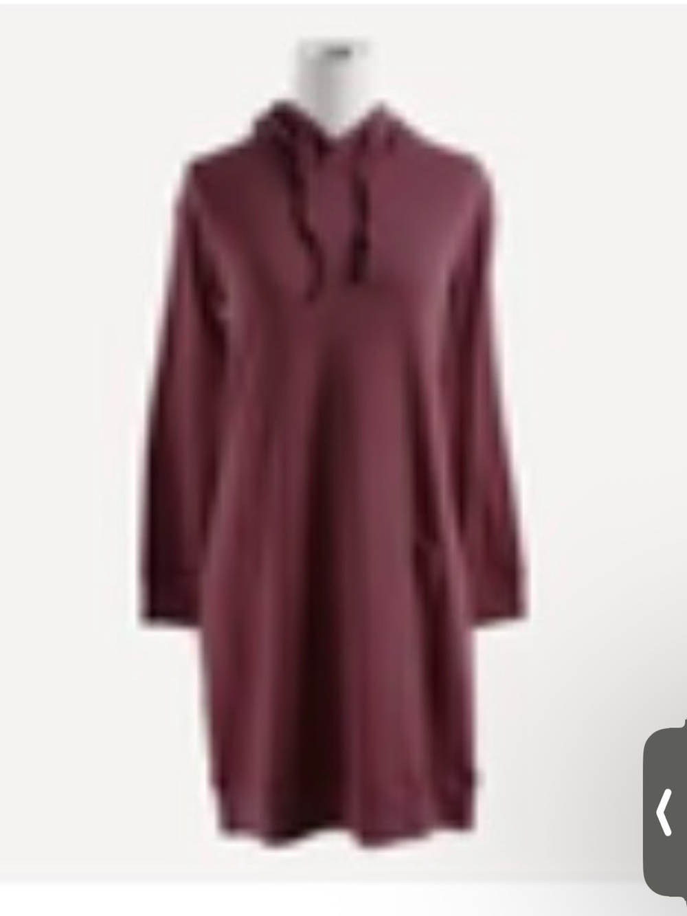 NWT Kate Quinn Pocket Hooded Dress Sangria 1XL